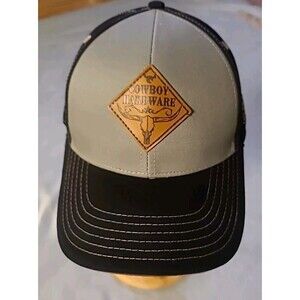 Cowboy Hardware Men's Built Tough Ball Cap Black OSFM